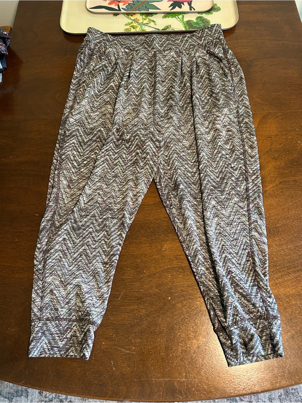 Free People chevron knit joggers. Very unique, soft, breathable, chic, comfy!